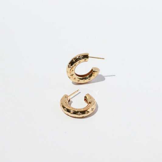 Cosmische Creolen | Goud