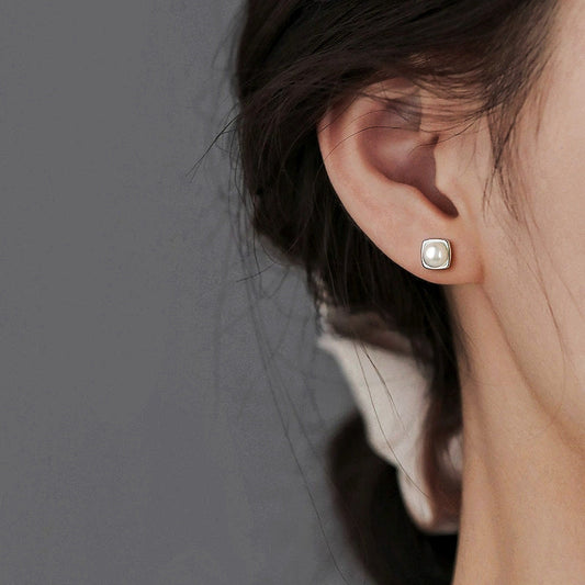 Elegante Freshwater Parel Druppel Oorbellen