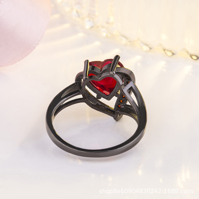 Calindra Rosethorne Ring | Zwarte Finish