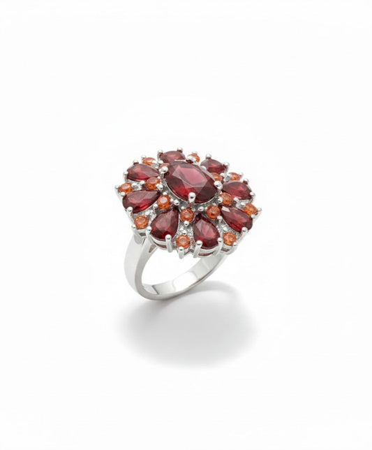Scarlet Petal Ring | Goud
