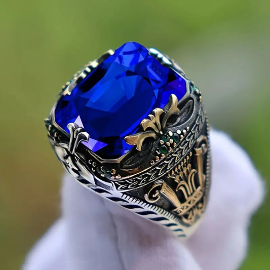 Klara Saphira Ring | Mixed Goud