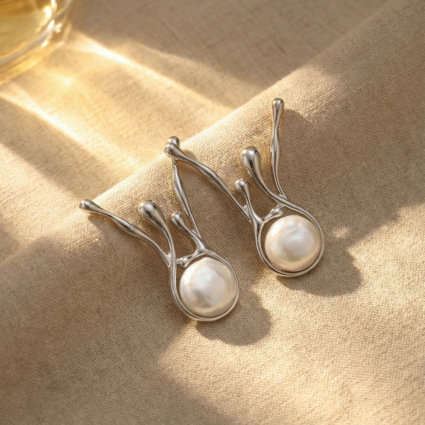 Artisan Parel Oorbellen