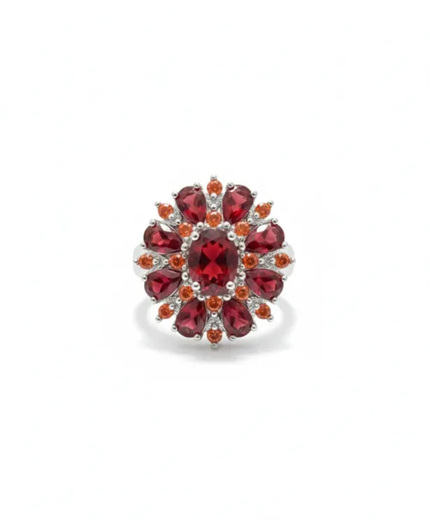 Scarlet Petal Ring | Goud