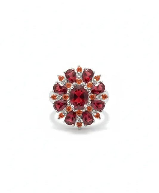 Scarlet Petal Ring | Goud