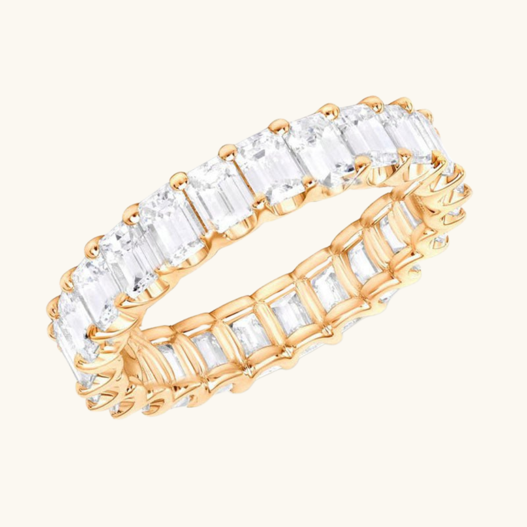 Kubische Ring Gouden