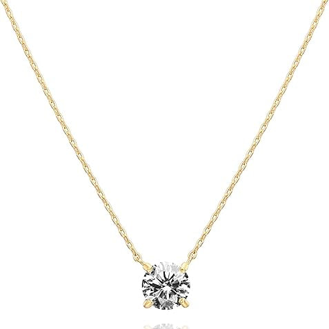 Aurora Kristallen Ketting | Goud