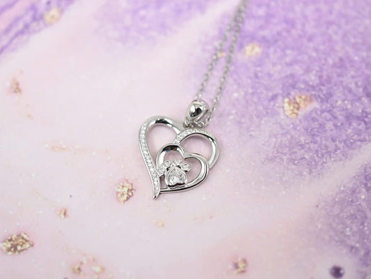 Inolt™ | Pootje & Hart Ketting in Zilver