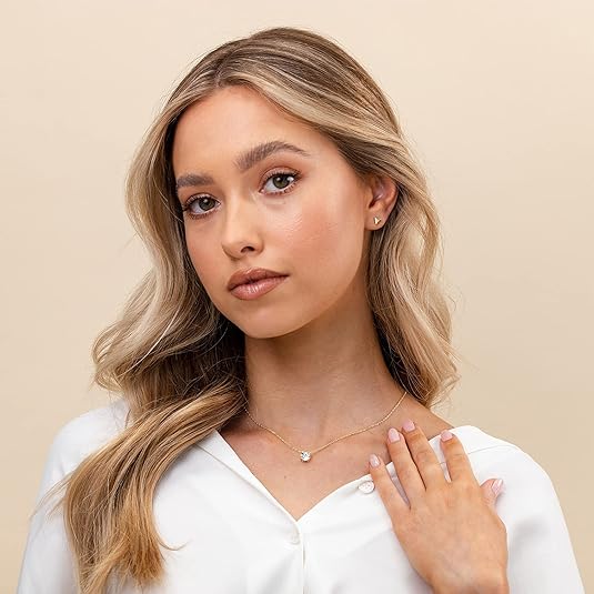 Aurora Kristallen Ketting | Goud