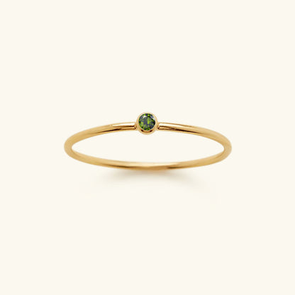 Amelia Geboortesteen Stacker Ring