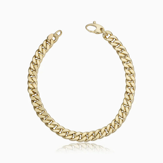 Estate Cuban Armband | Goud