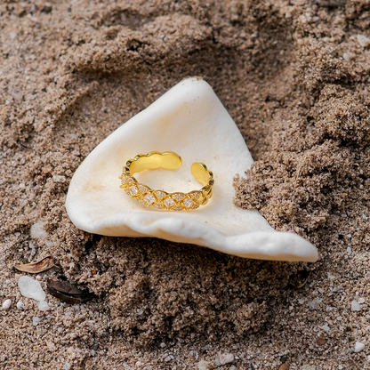 Camille Gouden Gepatroneerde Ring