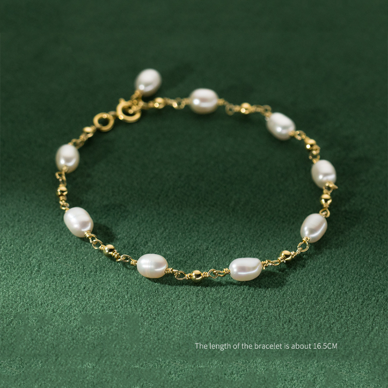 Barokke Parel Strand Armband