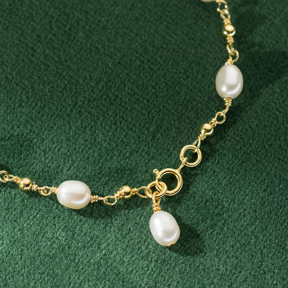 Barokke Parel Strand Armband