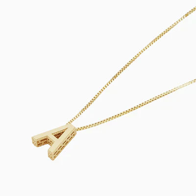 Liefde letter Initiaal Ketting | Goud