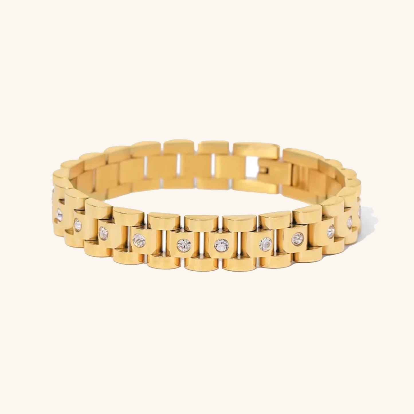 Gouden Watchband Armband