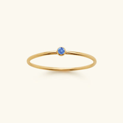 Amelia Geboortesteen Stacker Ring