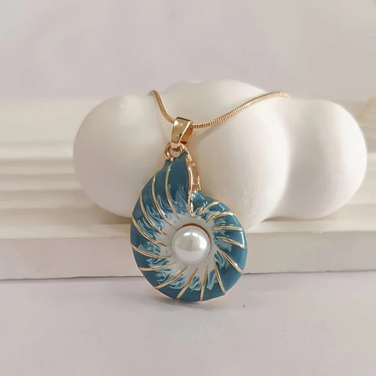 Seashell Parel Gouden Ketting