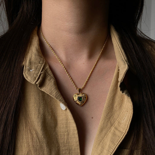 Caelus Gouden Hart Ketting