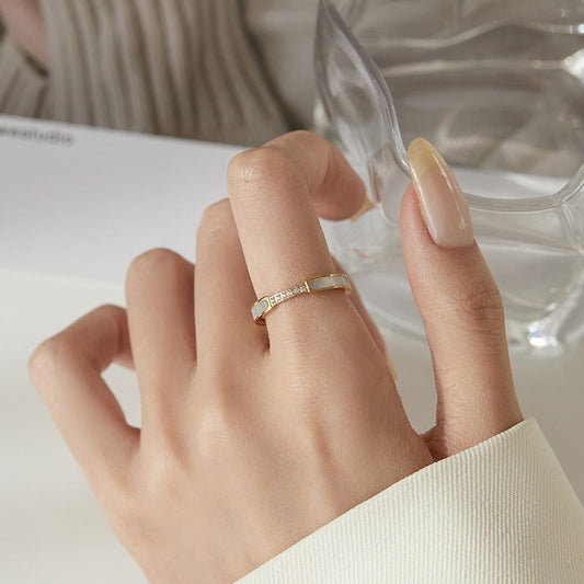 Gabrielle Diamanten Simulant Gouden Ring