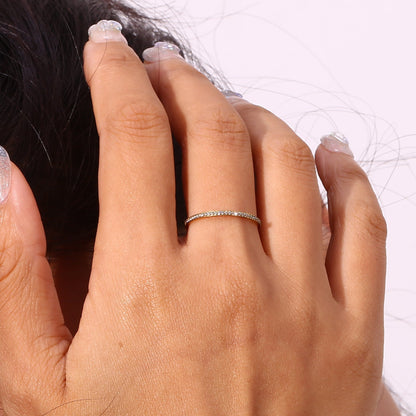 Zarra Paved Gouden Ring