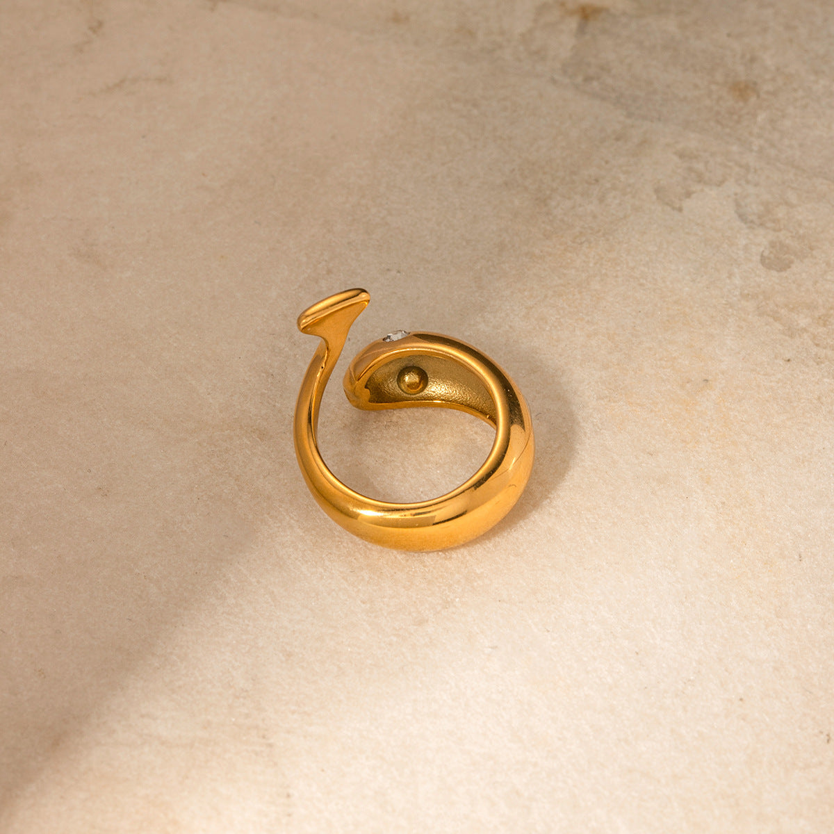 Etta Gouden Serpent Ring