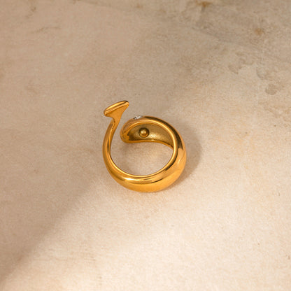 Etta Gouden Serpent Ring
