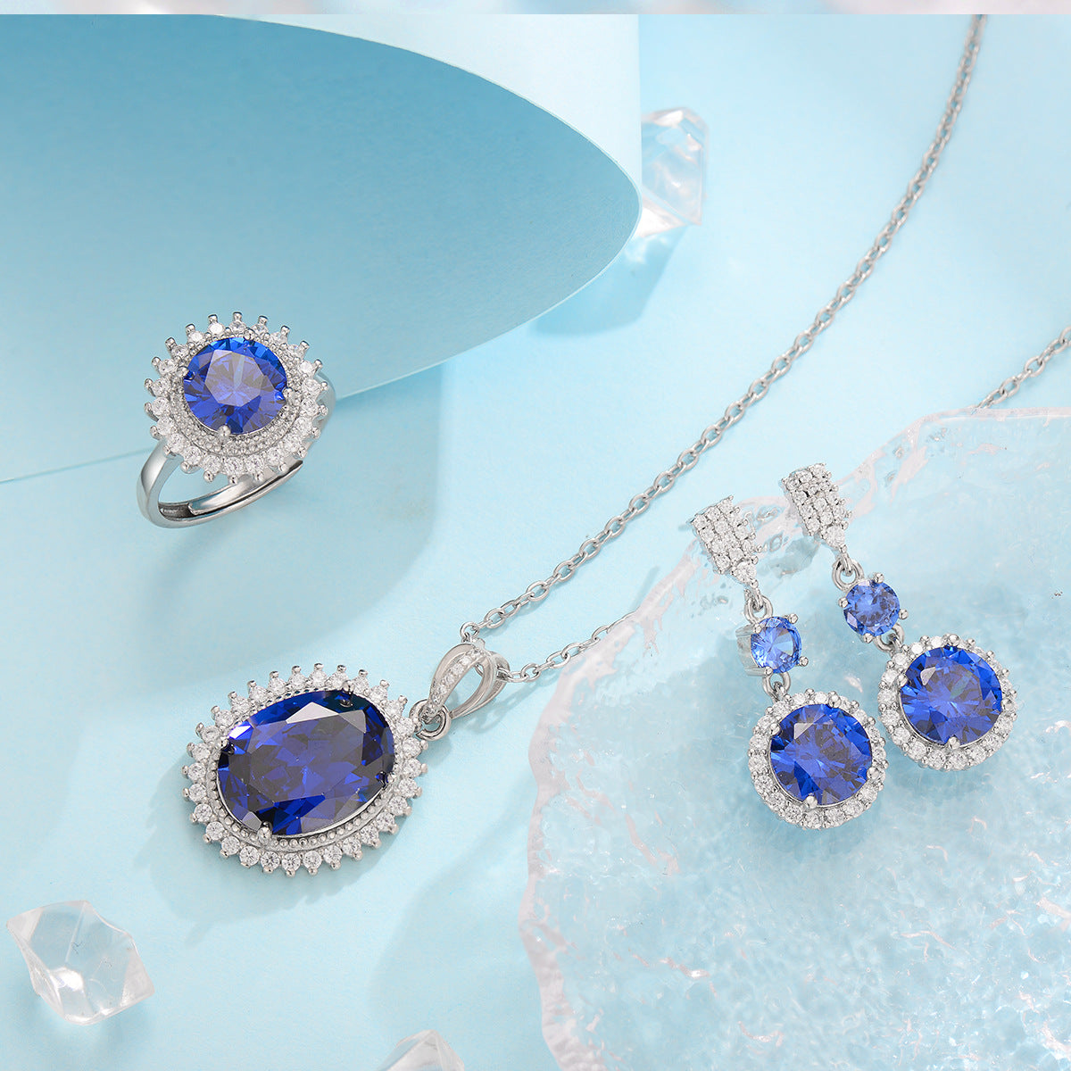 Aurielle Solwyn Blauwe Set | Witgoud