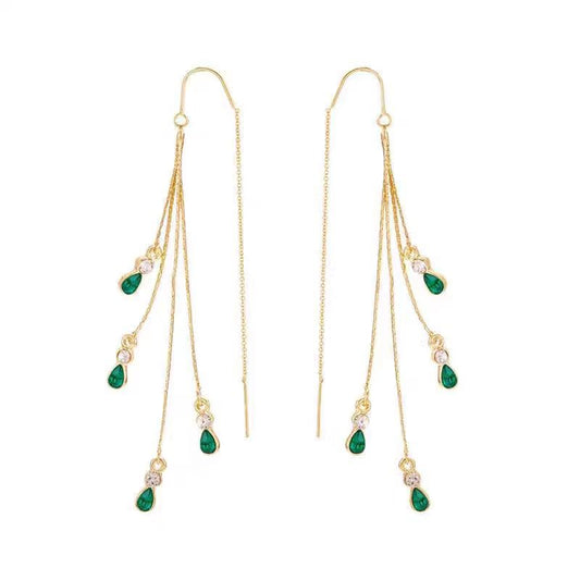 Calista Moreau Tassel Oorbellen | Goud