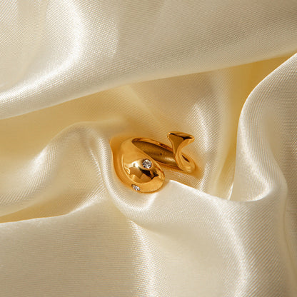 Etta Gouden Serpent Ring