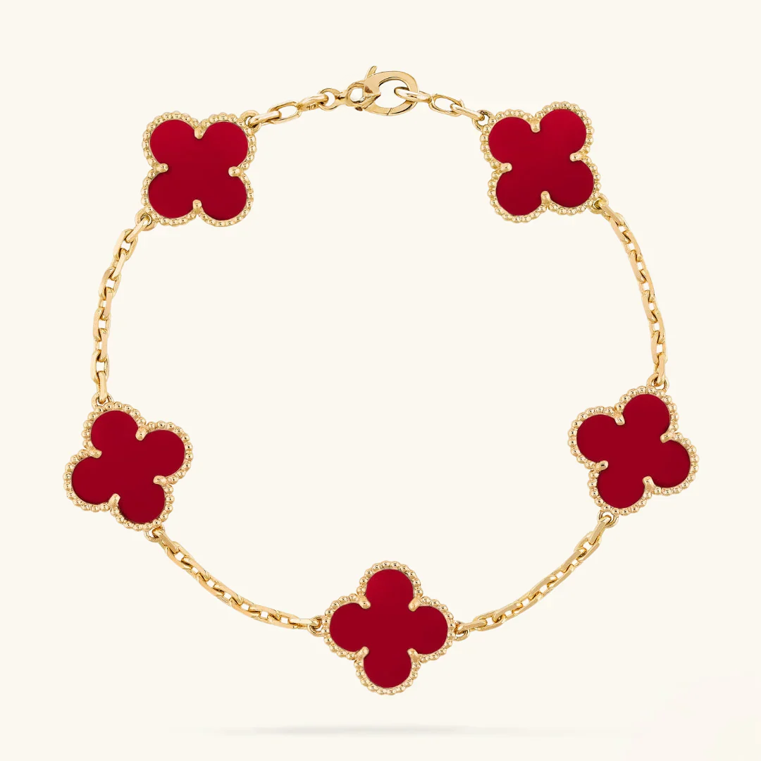 Clover Armband Rode