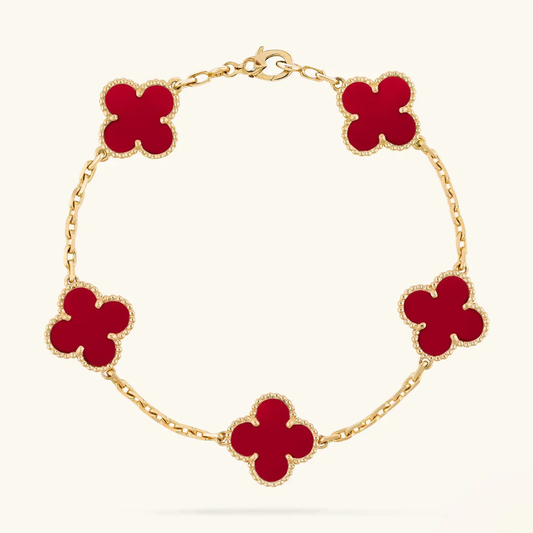 Clover Armband Rode