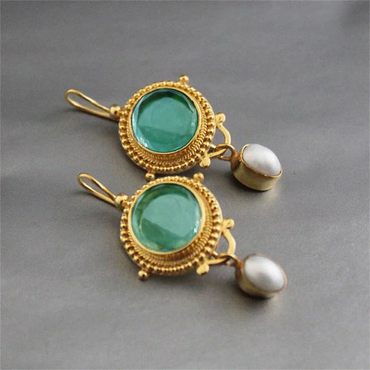 Treasured Turkoois Gem Oorbellen