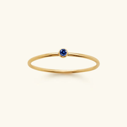 Amelia Geboortesteen Stacker Ring