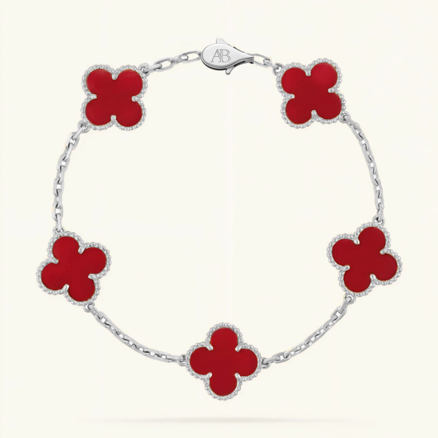 Clover Armband Rode