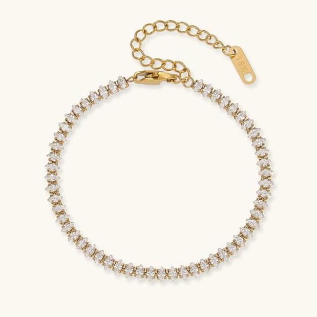 Wisteria Diamanten Tennisarmband
