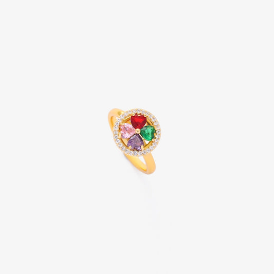Colorwave Harten Draaiende Ring | Goud