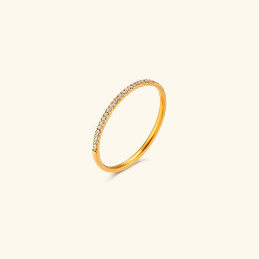 Zarra Paved Gouden Ring