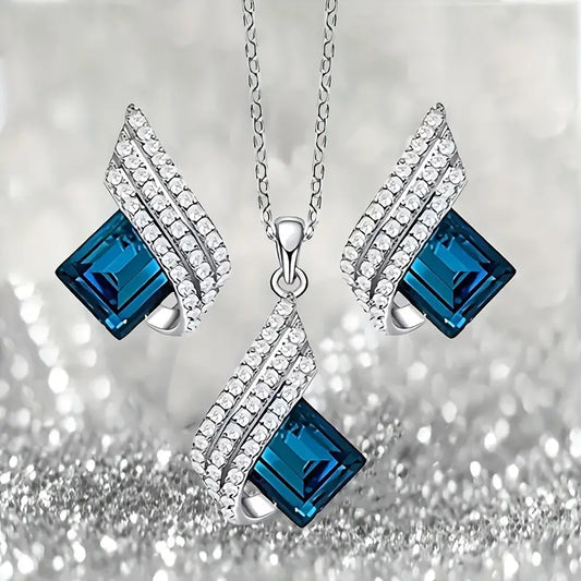 Brienne Solazure Sieraad Set | Witgoud
