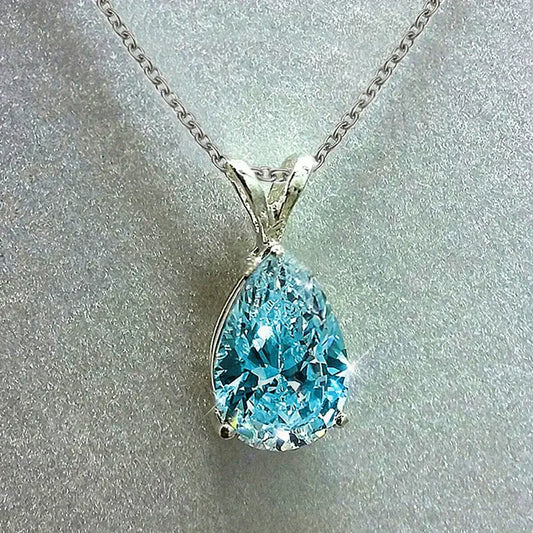 Ocean's Tear Ketting | Witgoud
