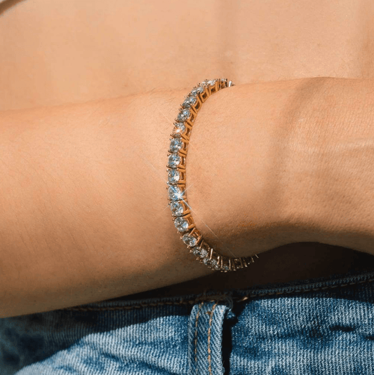 Tennisarmband Gouden