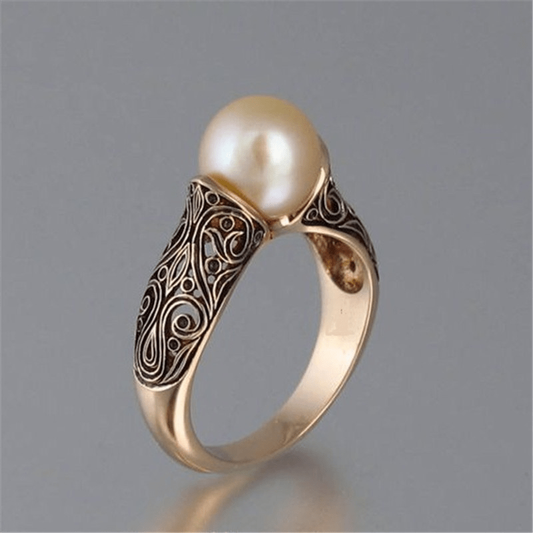 Timeless Vintage Parel Gouden Ring