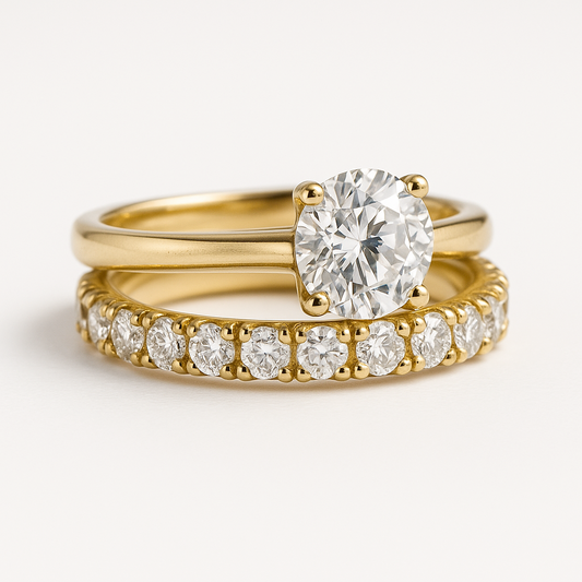 Savaya ring set | Goud