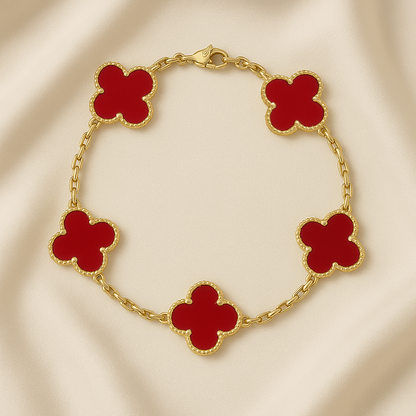 Clover Armband Rode