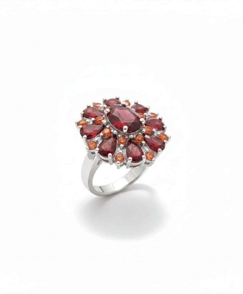 Scarlet Petal Ring | Goud